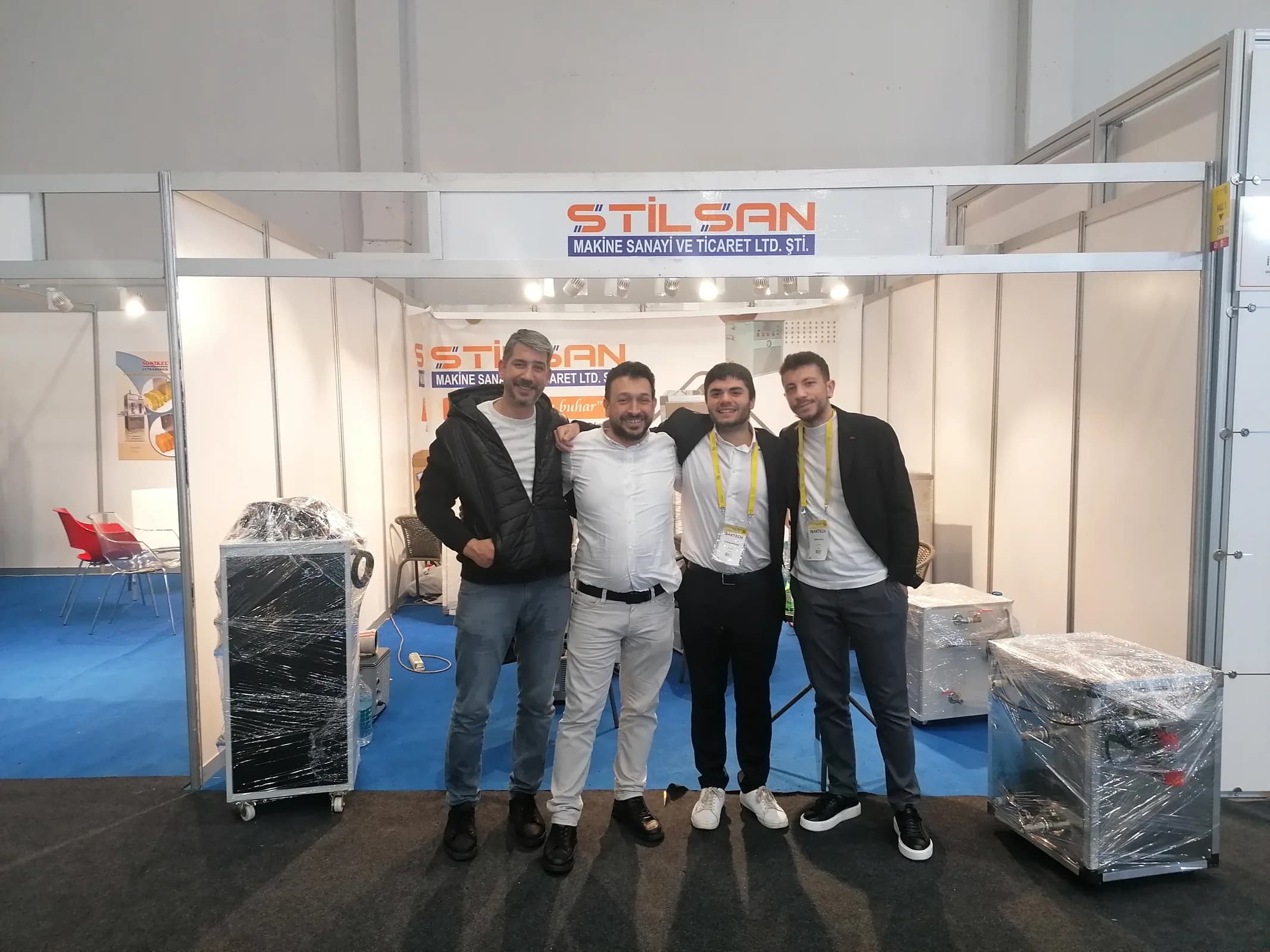 Stilsan ekibi IBAKTECH fuar standında